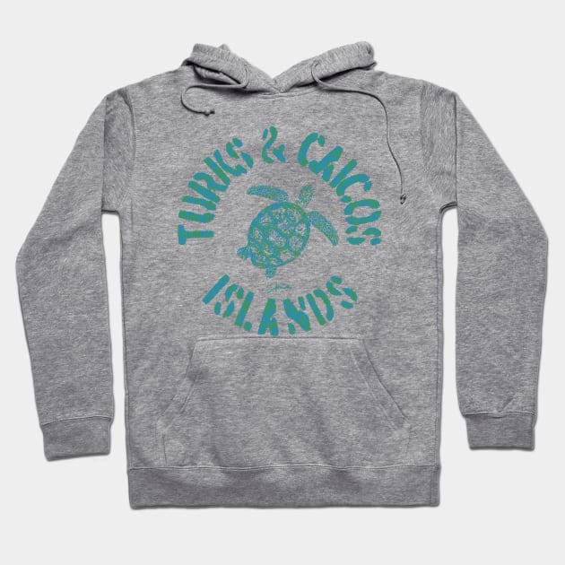 Turks & Caicos Islands Sea Turtle Hoodie by jcombs